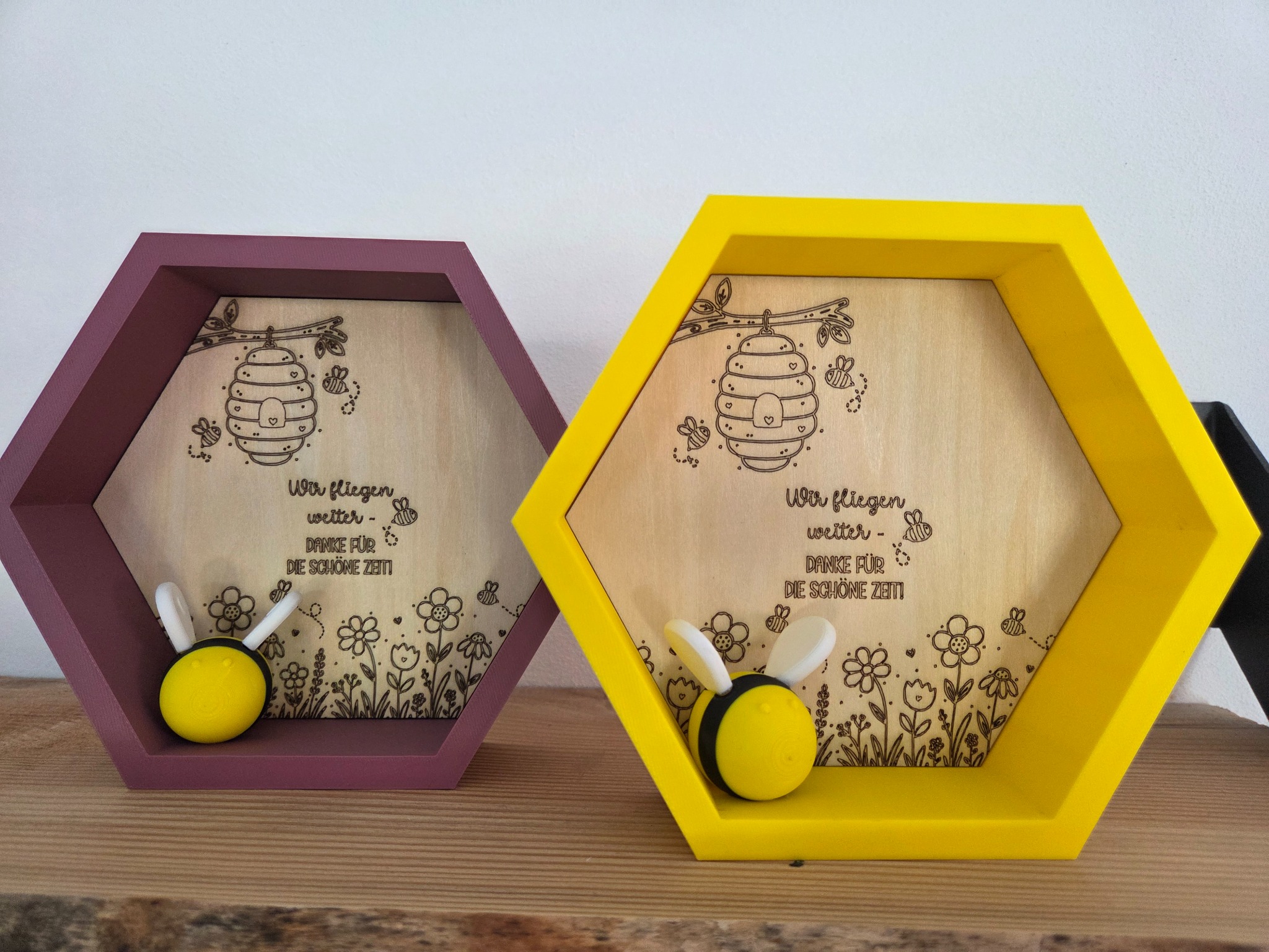 Bienenwaben Dekoration